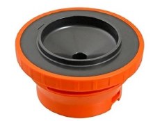 Bunn 1.9L Carafe Replacement Lid Orange Decaf