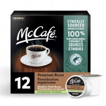 Keurig McCafe PremRoast Medium Dark Decaf Pods - 12ct (6) (60825)