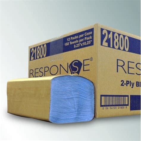 HEAVY DUTY BLUE WINDSHIELD TOWEL 168 SH/PKG, 12 PKG/CS