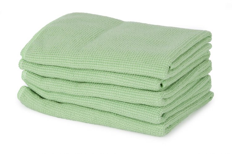MICROFIBER CLOTHS #603 GREEN (5/PKG)