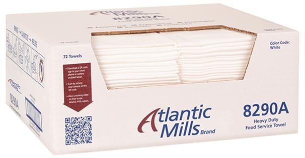 8290A WHITE WIPERS (72/CS)
