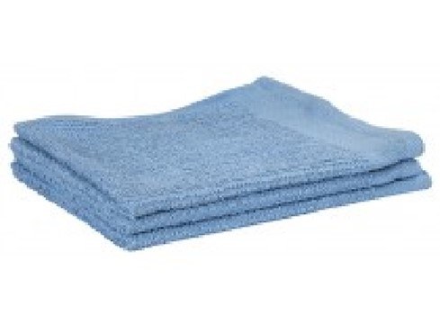 BAR WIPE, BLUE, 100% COTTON - EACH