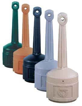 CEASE-FIRE OUTDOOR ASH CONTAINER - BLACK