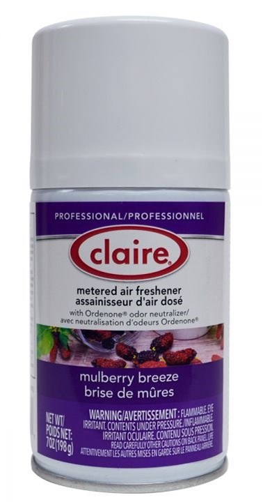 CLAIRE METERED AIR FRESHENER, MULBERRY BREEZE 7oz(198g)