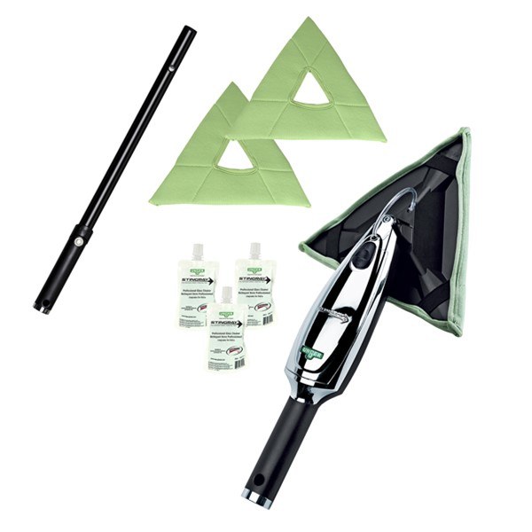 UNGER STINGRAY INDOOR WINDOW CLEANING KIT - 3'