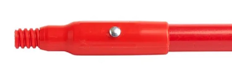 60" FIBERGLASS THREADED HANDLE - RED