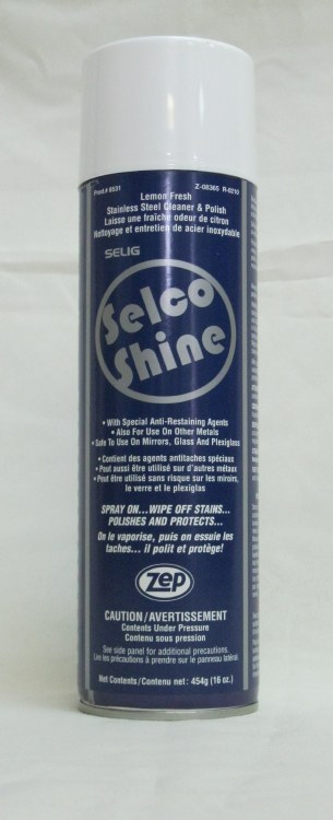 SELIG SELCOSHINE S/STEEL POLISH - AEROSOL