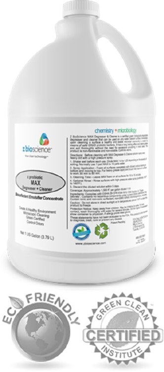 MAX DEGREASER & CLEANER ORGANIC ULTRA PROBIOTIC CLEANER (GAL)