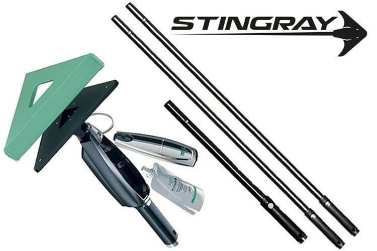 UNGER STINGRAY INDOOR WINDOW CLEANING KIT - 10'
