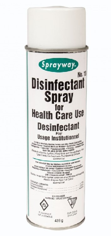 SPRAYWAY DISINFECTANT FOR HEALTHCARE - AEROSOL - 439G