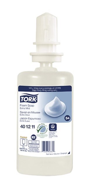4012-11 TORK XTRA MILD FOAM SOAP - 6X1000ML