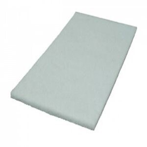 14"X28" WHITE BOOST FLOOR PAD - EACH