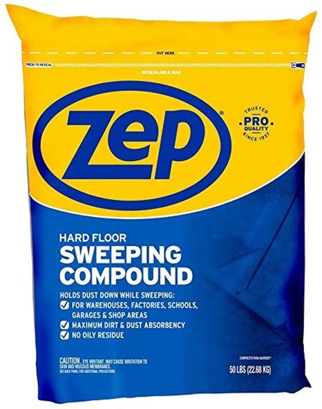 ZEP HARD FLOOR SWEEPING COMPOUND - 50LB BAG