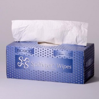 50900 SPILFYTER POP-OUT BOX WIPE, WHITE SCRIM, 150 WIPES/BOX