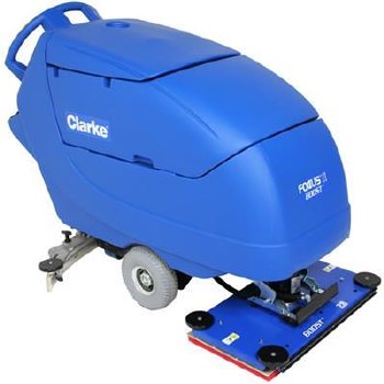 CLARKE FOCUS II BOOST 28" WALK BEHIND AUTOSCRUBBER - NO BATTERIES