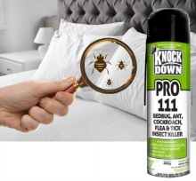 KNOCK DOWN PRO 111 - BED BUG, ANT, COCKROACH, FLEA & TICK KILLER - 400G