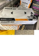MAXILL BK BLACK POWDER FREE NITRILE GLOVES 100/BOX - XL
