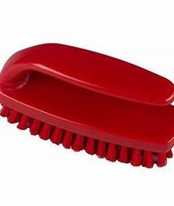 NA10R EZ-GRIP 4" NAIL BRUSH - RED