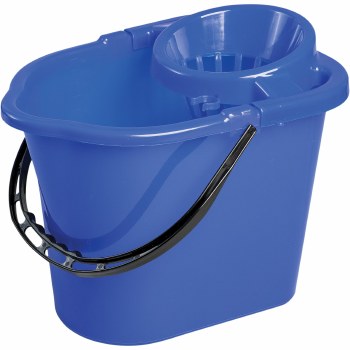 MOP PAIL & CONE WRINGER - BLUE