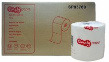 SP05760 SIMPLY PAPER 2 PLY T.TISSUE - 500 SHEETS x 60 ROLLS SP05760 SIMPLY PAPER 2 PLY T.TISSUE - 500 SHEETS x 60 ROLLS