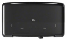 TORK 5555290 ELEVATION TWIN TOILET TISSUE DISPENSER - BLACK