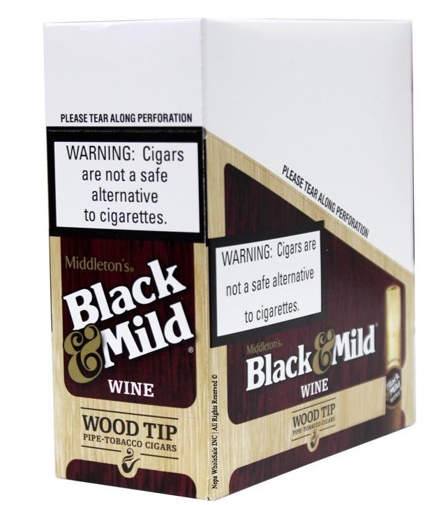 BLACK&amp;MILD WOOD TIP 5PK WINE 10CT-BOX