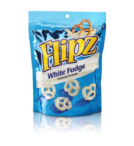 FLIPZ 5OZ WHITE FUDGE PRETZEL EACH