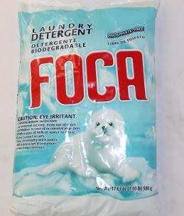 FOCA LAUNDRY 17.63OZ DETERGENT POWDER EACH