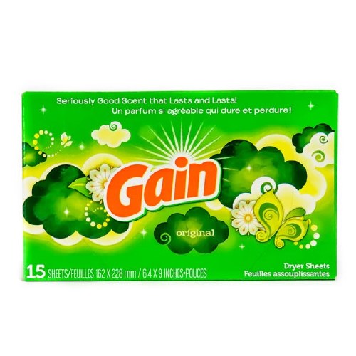 GAIN 15PCS ORIGINAL DRYER SHEET EACH