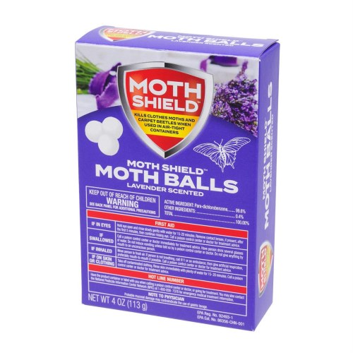 MOTH SHIELD 4OZ MOTH BALLS LAVENDER EACH