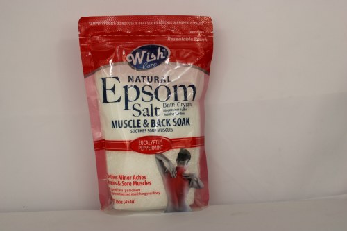 WISH EPSOM 16OZ SALT EUCALYPTUS PEPPERMINT EACH