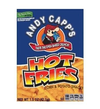 ANDY CAPPS 3OZ HOT FRIES CHIPS CORN & POTATO EACH