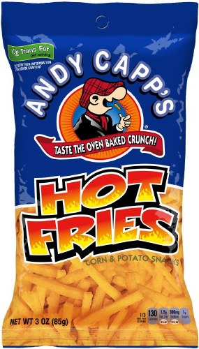 ANDY CAPPS 1.5OZ HOT FRIES CHIPS CORN&POTATO  EACH
