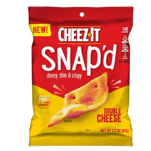 CHEEZIT 2.2OZ  SNAP'D DOUBLE CHEESE EACH