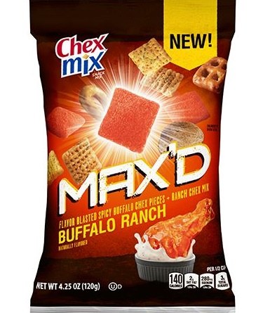 CHEX MIX 4.25OZ MAX D BUFFALO RANCH - EACH