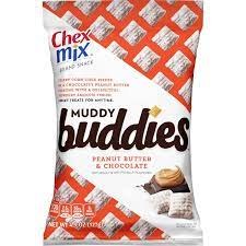 CHEX MIX 4.5OZ MUDDY BUDDIES PEANUT BUTTER & CHOCOLATE EACH