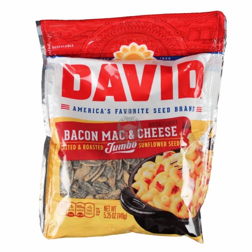DAVID 5.25OZ JUMBO BACON MAC&CHEESE EACH