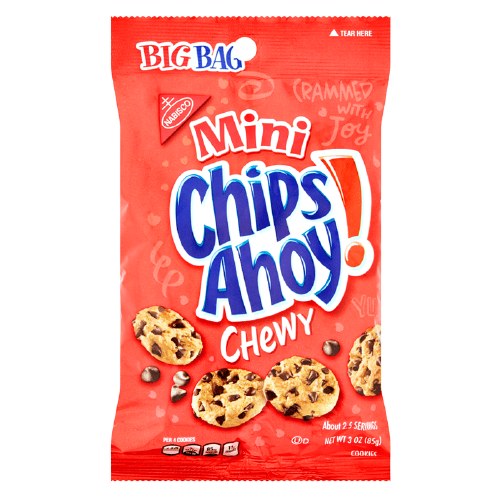 CHIPS AHOY 3OZ MINI CHEWY EACH