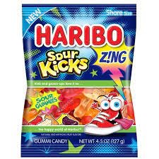 PEG HARIBO 4.5OZ SOUR KICKS 1CT