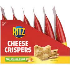 RITZ CHEESE CRISPERS FOUR CHEESE&HERB 2OZ BOX