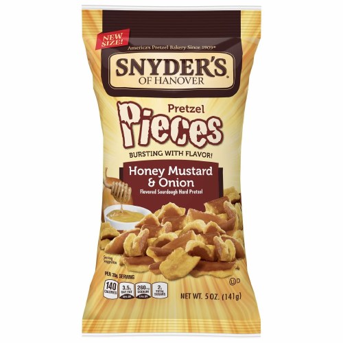 SNYDERS 5OZ PRETZEL HONEY MUSTARD ONION EACH