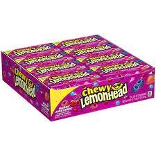 LEMONHEAD REGULAR CHEW BERRY 24CT BOX