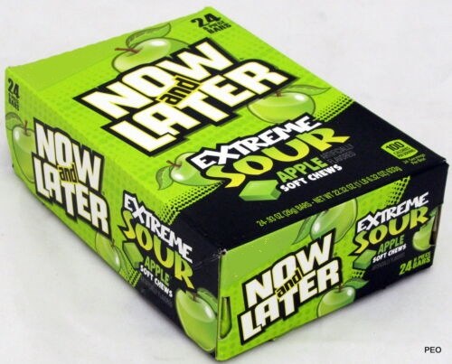 N&L 0.93OZ EXTRA SOUR APPLE 24CT BOX