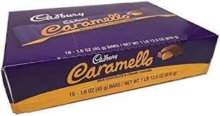 CADBURY CARAMELLO 1.6OZ REGULAR 18CT BOX
