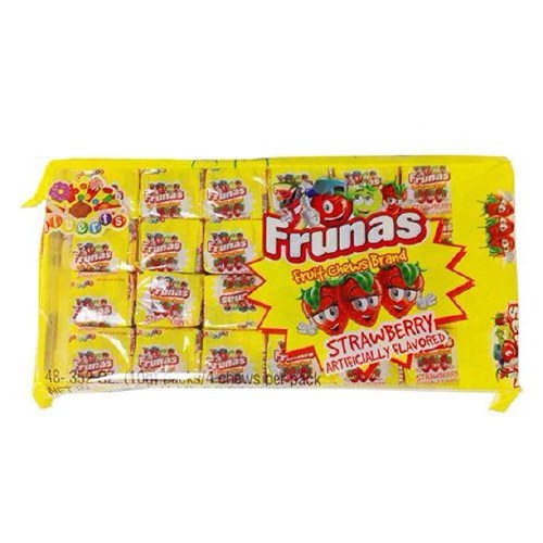 FRUNAS 0.352OZ STRAWBERRY 48PC EACH