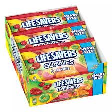 LIFESAVERS 4.2OZ GUMMIE KING 5 FLAVOUR 15CT BOX