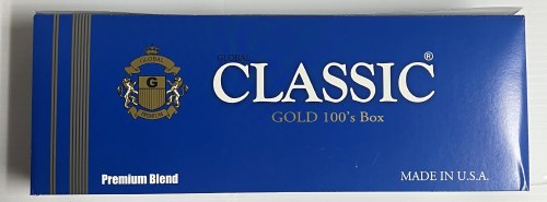 CLASSIC CIG 100 GOLD BOX