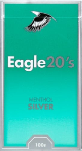 EAGLE 20S MENTHOL SILVER 100S BOX