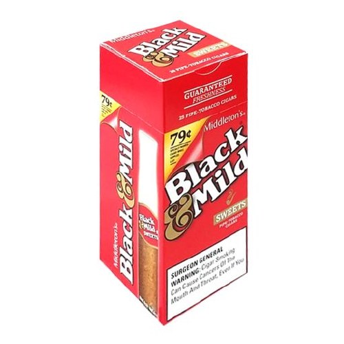 B&M 79c SWEET PLASTIC TIP 25CT BOX