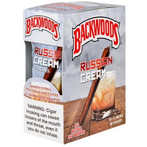 BACKWOODS 3PK RUSSIAN CREAM 10CT BOX